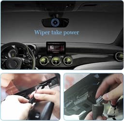 Dashcam Auto - Autocamera DVR - Veilig Rijden - Verborgen Ontwerp - 4K HD - Zwart — thumbnail 5