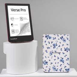 PocketBook Verse Pro e-reader Passion Red – 6 inch – 16 GB – waterdicht + Bloemen Hoesje – voordeelbundel — thumbnail 1