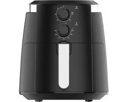 Heteluchtfriteuse - Olievrije Frituurpan - Gezond Koken - 8 Programma's - 55 Liter XL - Zwart