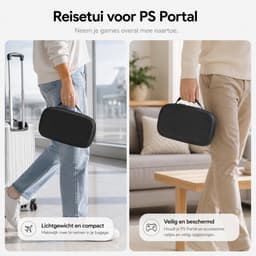 BOTC Case geschikt voor Playstation Portal PS5 - Opbergtasje Hoesje - Beschermhoes - Zwart — thumbnail 5