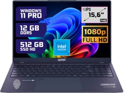 GMR - Ultrasnelle 15.6" Laptop - Stijlvol Design - Intel N95 - 12GB Werkgeheugen - 512GB Opslag - Windows 11 Pro — thumbnail 1