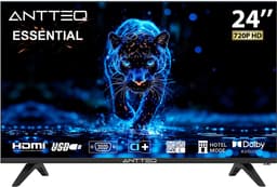 ANTTEQ AE24H5-Q1 - 24 inch (60 cm) HD LED TV - Triple Tuner (DVB-S2/T2/C) - Hotelmodus - Dolby Audio — thumbnail 1