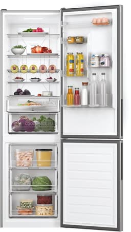 Hoover H-FRIDGE 700 HOCE7620CX Vrijstaand 377 l Aluminium — thumbnail 4