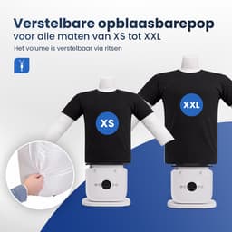 Zwoli Strijkpop - Strijkpop voor Hemden en Broeken - Strijkmachine - Strijkdroger - Strijksysteem - Excl. Droogzak — thumbnail 2