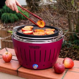 LotusGrill Classic Hybrid Tafelbarbecue - Ø350mm - Paars — thumbnail 2