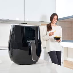 Digitale Airfryer - Heteluchtfriteuse - Gezond Frituren - 9 Voorgeprogrammeerde Menu's - 3.5 Liter - Zwart — thumbnail 2