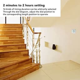 Timer schakelpaneel, aftelschakelaar, aanraakbediening, 3500W, 2 minuten tot 2 uur tijdinstelling, timerschakelaar voor huishoudelijke apparaten in de gang — thumbnail 4