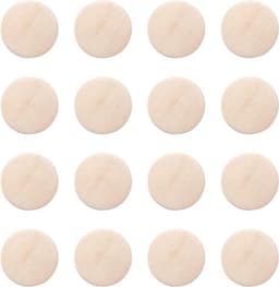 Set van 50 platte ronde houten kralen van 25 x 5 mm in natuurlijke, onafgewerkte staat voor creatieve knutselprojecten en sieraden maken — thumbnail 1