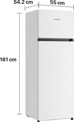 Heinner HF-HS243E++ Koel-vriescombinatie – 243 L – LED-verlichting – Mechanische Thermostaat – Omkeerbare Deur – Wit – 5 Jaar Garantie — thumbnail 4