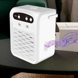 Mobiele Airco - Luchtkoeler - Ruimte Koelen - Met Muziek - 1 Liter Reservoir - Wit — thumbnail 3