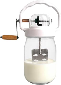 Keuken Mixer - Garde Blender - Bakken Koken - Glazen Container - 1500ml Capaciteit - Transparant — thumbnail 1