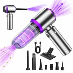 2-in-1 kruimeldief – Handstofzuiger - Draadloze stofzuiger – 22.000Pa - auto stofzuiger - Drie standen instelbaar - Voor thuis & auto — thumbnail 1