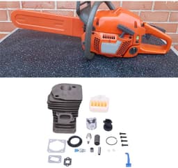 Zuiger- en cilinderkits geschikt voor HUSQVARNA 340, 345 en 350 – 40 mm luchtfilter – slijtvast – hoge prestaties — thumbnail 2