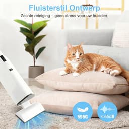 12V Auto Stofzuiger – Draadloze 120W Krachtige Auto Stofzuiger – Nat en Droog Handstofzuiger voor Auto en Thuis — thumbnail 4
