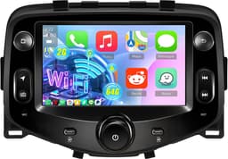 Hexinex - Autoradio Geschikt voor Toyota Aygo Citroën C1 & Peugeot 108 (2015–2020) - 2+64GB Carplay Fm — thumbnail 1