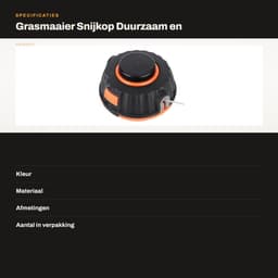 Dailygoods- Snijkop Hoogwaardige Materiaal - Professionele Snijkop - Tuinmaaiers - Grasmaaiers - Duurzaam - Eenvoudig te Installeren - Grasmaaierkop — thumbnail 4