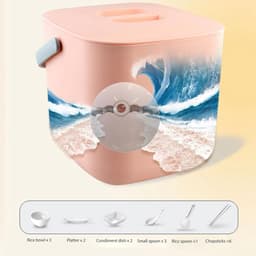 Mini Vaatwasser - Compact Afwasapparaat - Efficiënt Schoonmaken - Hoge Druk Vortex - 23 x 23 x 22 cm - Wit — thumbnail 4