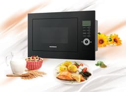 Heinner Inbouw Magnetron 25 L – 900 W – Grill 1000 W – 5 Vermogensstanden – 8 Automatische Programma’s – Touchbediening – LCD-display – 60 min Timer – Ontdooifunctie – Zwart Glas — thumbnail 4