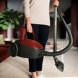 Stofzuiger met zak - Cilinderstofzuiger - Huishouden Schoonmaken - SmartMode Technologie - 35 Liter - Rood — thumbnail 4