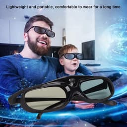 Allecto - 3D-bril - Link - Actieve Shutter - Oplaadbaar - Voor 3D-projectoren - Lichtgewicht en comfortabel - Geschikt voor Optoma en BenQ — thumbnail 5