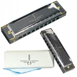 PRO Mondharmonica C – Blues & Folk Harmonica voor Volwassenen en Kinderen – Professionele Kwaliteit – Inclusief Opbergdoos — thumbnail 1