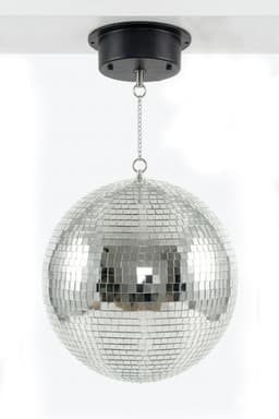 KIMU® Discobal Motor Roterend - Max. 3 KG - Voor Discobol Ø 10-20-30-40 cm Disco Spiegelbal - Discobalmotor Spiegelbol Draaien Draaimotor Halloween — thumbnail 2