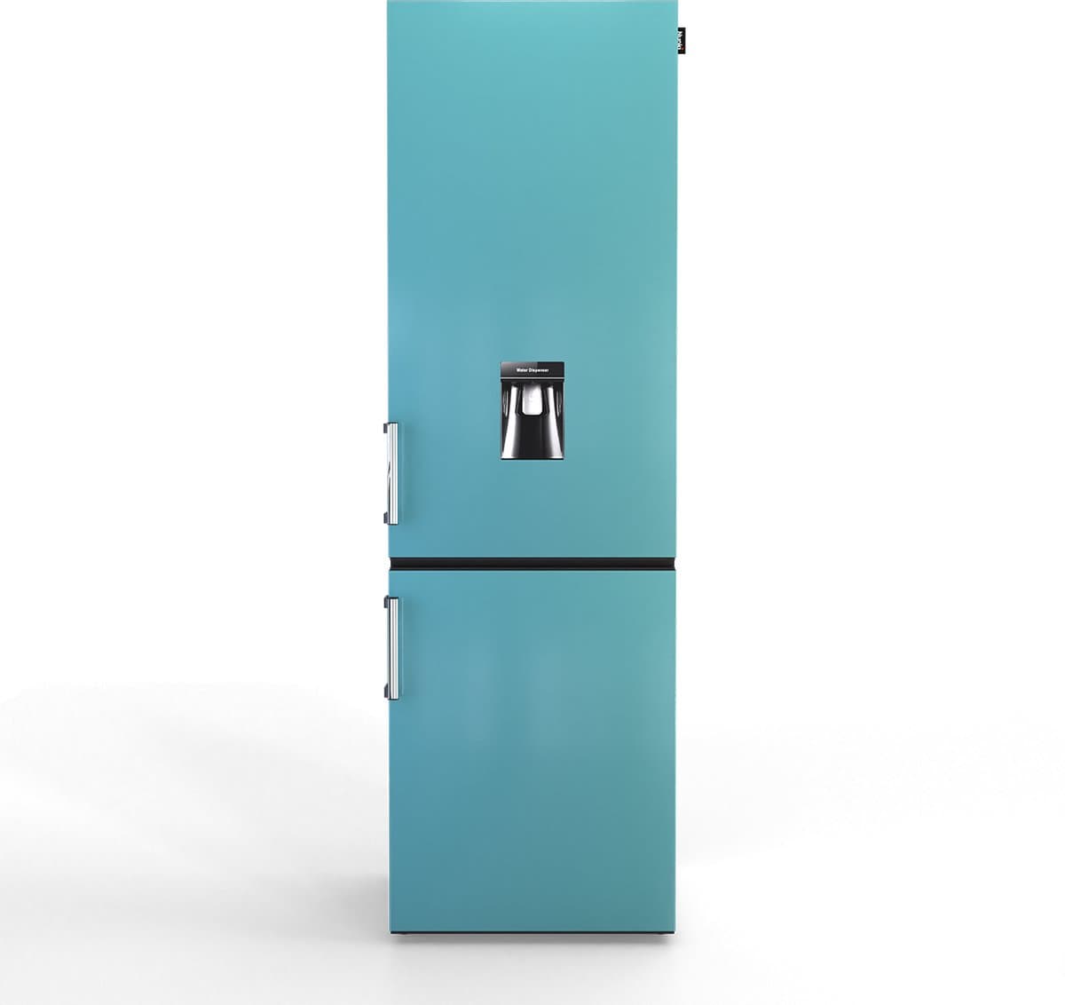 Nunki Large H2O – Koel-vriescombinatie – Waterdispenser – E-klasse – 268 liter – Front Sky Blue Gloss — afbeelding 1