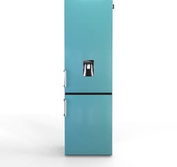 Nunki Large H2O – Koel-vriescombinatie – Waterdispenser – E-klasse – 268 liter – Front Sky Blue Gloss — thumbnail 1
