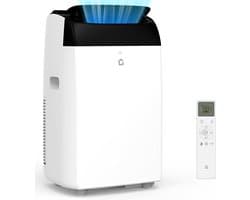 Mobiele airco 10000 BTU 3-in-1 – 30L/dag – 3 ventilatiestanden – 24U timer – Tot 46 m² – Stille werking – Klasse A