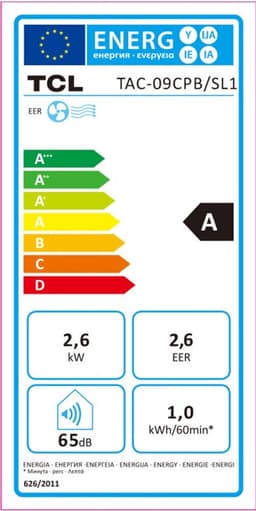 Mobiele airco 9000 BTU 5-in-1 – Koelen, ontvochtigen, ventileren – Stille nachtmodus – 24U timer – Tot 45 m² – Raamkit – Afstandsbediening — thumbnail 2