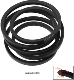 Dailygoods - 42 Inch Grasmaaier Dekriem - Compatibel met en Husqvarna — thumbnail 3