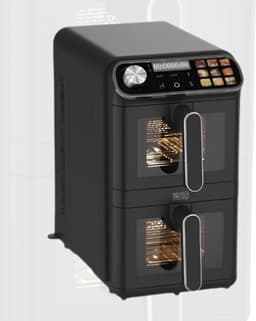 CLVP® Airfryer XXL - Dubbele Mand Airfryer — thumbnail 1