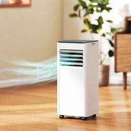 Sogiol - Mobiele Airco - Draagbare Airconditioner - 4-in-1 Koelen ontvochtigen ventilator en slaapstand - 7000 BTU - voor 26 m² - met Afstandsbediening - 51 dB - Wit — thumbnail 3