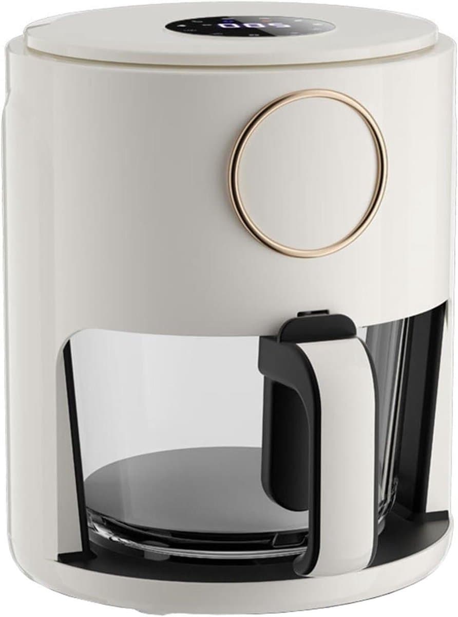 Airfryer 5L, Glass Fully Automatic Intelligent Transparent Visible Multifunctional Electric Oven, 1000W/B/Touch Sn Stabilize — afbeelding 1