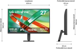 LG UltraFine 27U711B-B - 4K IPS Monitor - Geschikt voor Grafisch Ontwerp - 27 Inch — thumbnail 4