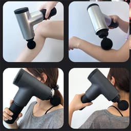 Massage Fascia Gun, Handheld Muscle Fascia Massager Met 4 Massagekop 4 Snelheden, Professionele Deep Tissue Massager Voor Pijnverlichting — thumbnail 4