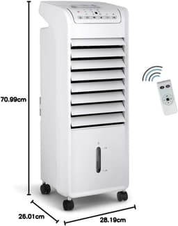 ZMR® Airco zonder Afvoerslang - Airco - Mobiele Airco - Wit - 33cm x 35cm x 70cm — thumbnail 5