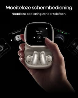 soundcore Liberty 5 Pro Max by Anker - Anker Thus Al Chip - AI Note-Taker - Kristalheldere Gesprekken - Noise Cancelling Oordopjes - 1.78" AMOLED Display - ANC Met 6-5 U/28 U Speeltijd - AI Vergadertranscriptie - Goud — thumbnail 4