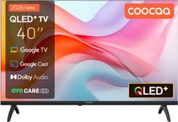 Coocaa 40CGQG40Z - 40 inch - QLED Google TV - Full HD - HDR10 - Frameloos Design - Dolby Audio - WiFi & Bluetooth - Smart TV — thumbnail 1