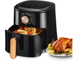 Heteluchtfriteuse - Gezonde friteuse - Snelle maaltijden - Snelle luchtcirculatie - 4 Liter - Wit