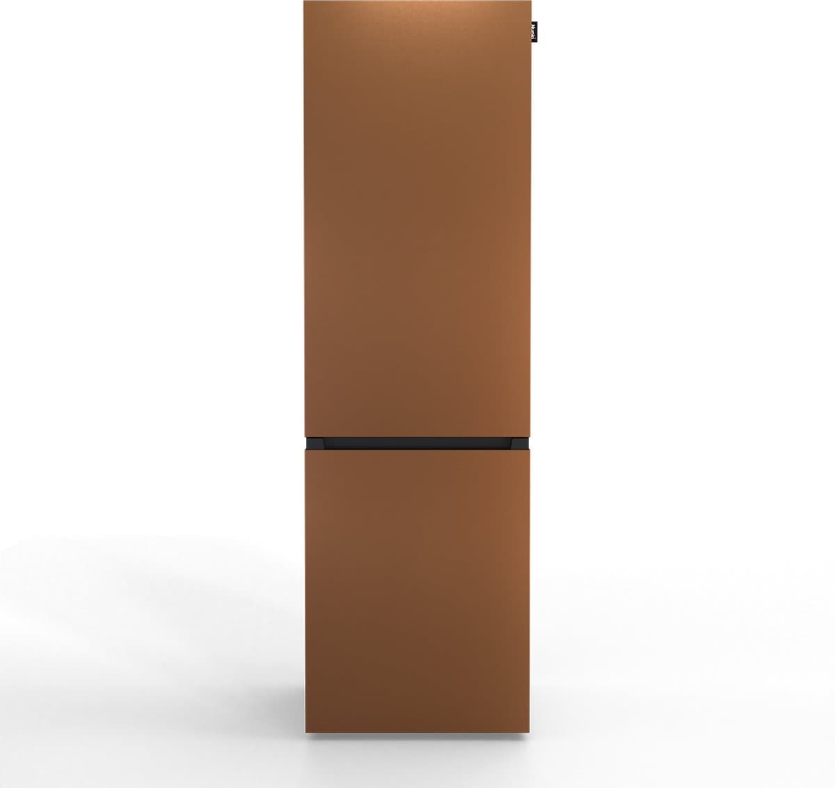 NUNKI LARGECOMBI-ABRO / Combi Bottom Koelkast, E klasse, 269l, Brown, Matte Metallic (ALL sides) — afbeelding 1