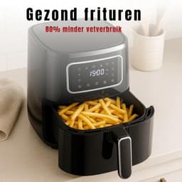 YOR® Heteluchtoven - Oven - Airfryer Oven - Zwart - 27cm x 33cm x 30cm — thumbnail 2