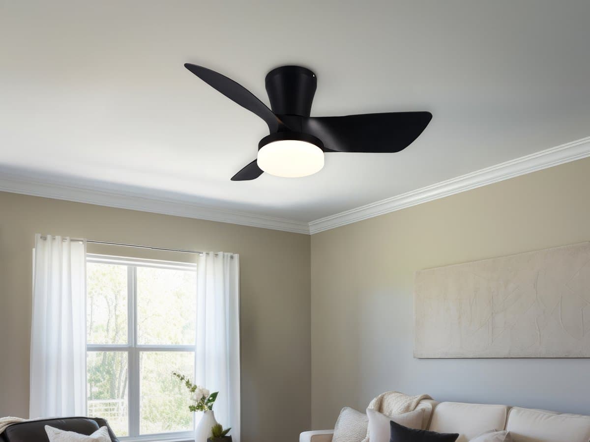 REALITY RANDERS - Ventilator - Zwart mat - incl. 1x SMD 20 W - Afstandsbediening - Geintegreerde dimmer - Traploos instelbare lichtkleur - Dimbaar met schakelaar - Niet externe dimbaar - Geheugenfunctie - Zomer- en wintermodus - 6 snelheidsniveaus — afbeelding 1