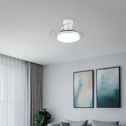 REALITY TAMPERE - Ventilator - Wit - incl. 1x SMD 24 W - Afstandsbediening - Geintegreerde dimmer - Traploos instelbare lichtkleur - Geheugenfunctie via de afstandsbediening - Zomer- en wintermodus - 6 snelheidsniveaus — thumbnail 5