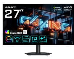 GIGABYTE MO27Q28GR - 2K QHD WOLED Gaming Monitor - 280Hz - 27 Inch