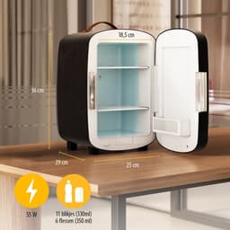 Tristar KB-7610 - Mini Koelkast - 10 L - Make-up Skin Care Koelkast - Gaming Koelkast - Camping Koelkast - Vaderdag Cadeau - 12/230V — thumbnail 3