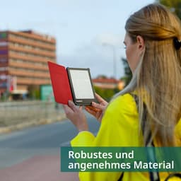 PocketBook Verse Pro e-reader Azure – 6 inch – 16 GB – waterdicht + Rood Hoesje – voordeelbundel — thumbnail 2