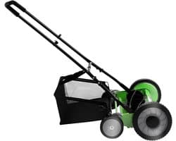 Handgrasmaaier - Handmaaier - Gazon Onderhoud - Milieuvriendelijk Aangedreven - 50 cm Maaibreedte - Groen Zwart