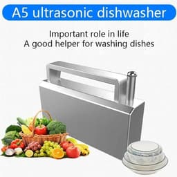 Afwasmachine Gootsteen - Compacte Vaatwasser - Keuken Schoonmaken - Geen Installatie Nodig - 36 x 30 x 30 cm - Zilver/Wit — thumbnail 4
