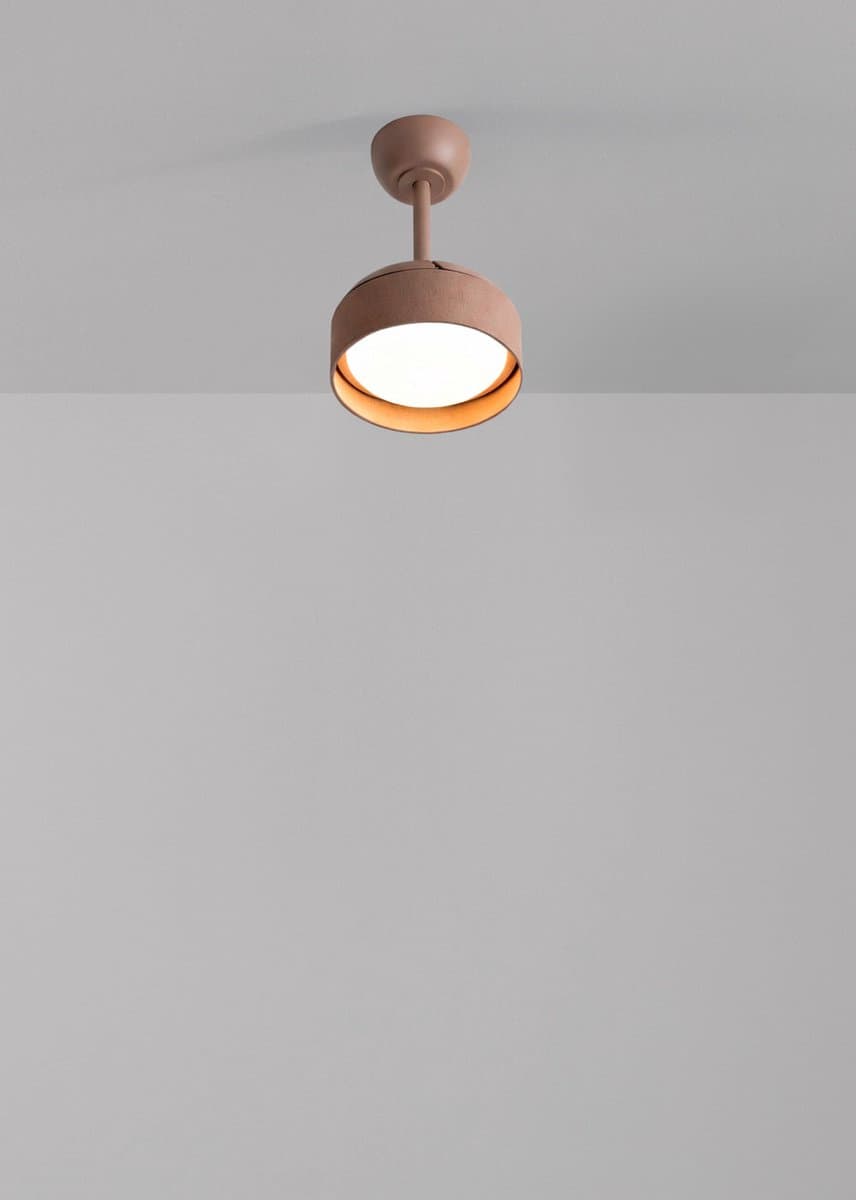 CREATE - Plafondventilator 40W Ø55cm stil met intrekbare bladen en LED-licht - S - Met licht - Afstandsbediening - WIND CLEAR LAMP — afbeelding 1